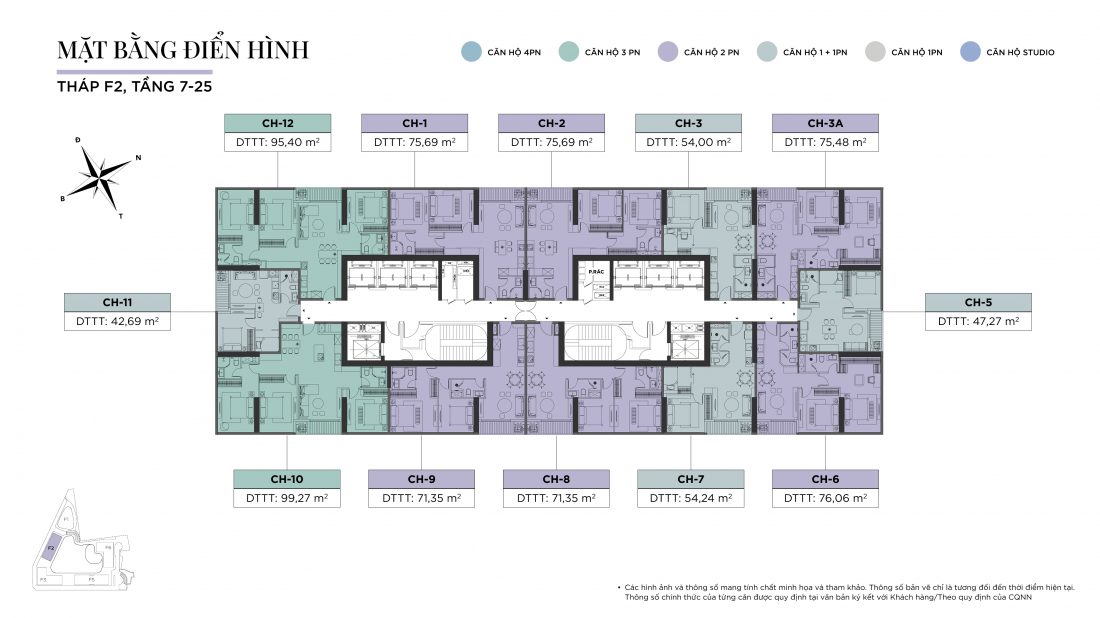 Bảng giá Sun Feliza Suites Cầu Giấy - CĐT Sun Group